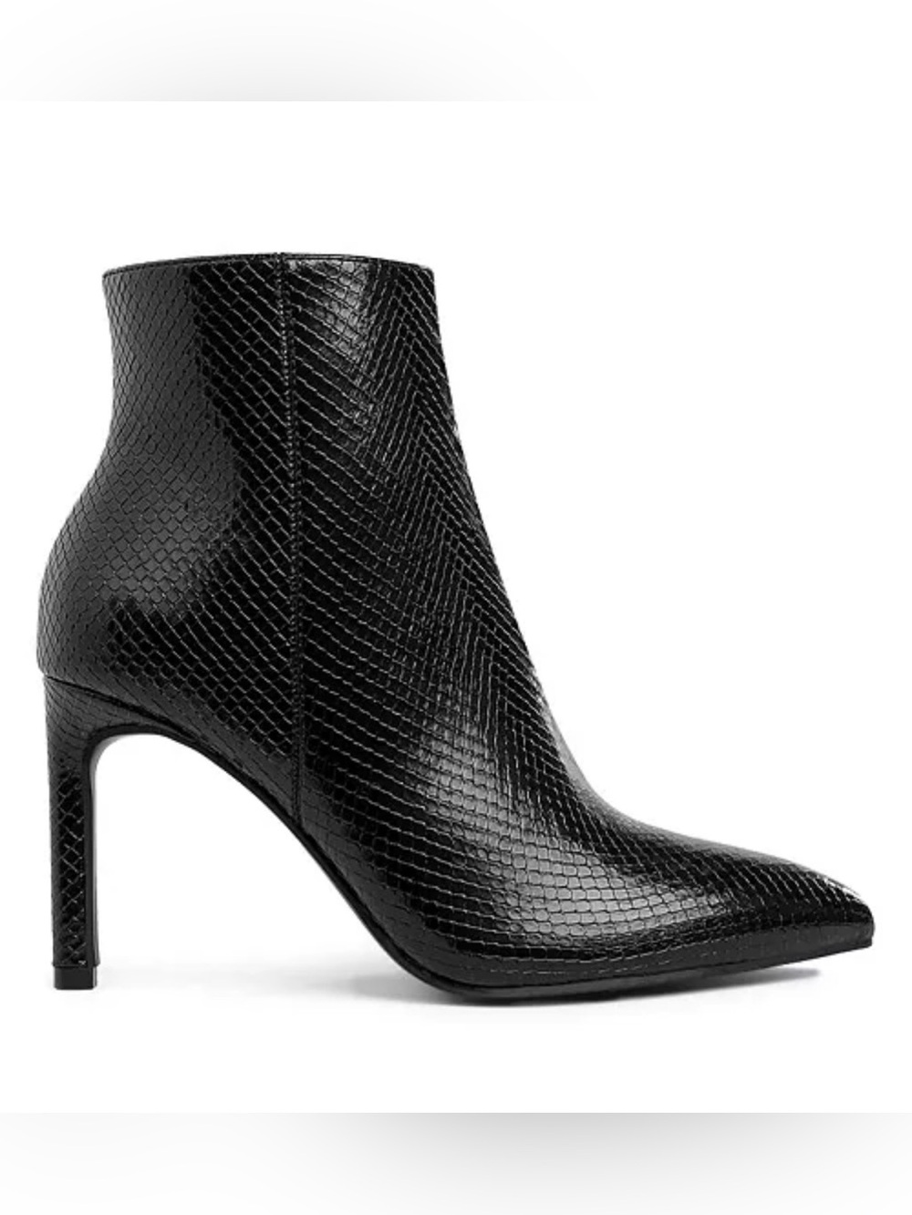 London Rag Tatria Textured Stiletto Heel Ankle Boots